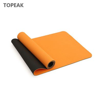 Sgs Certified Tpe Material Fitness Yoga Mat With Strap 10mm 12mm Yoga Mat Xl Size