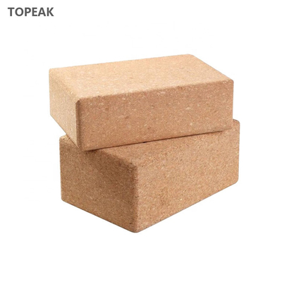 2&quot; 4&quot; Recycled Yoga Block Cork 2er Set Resilient Material Portable Fit