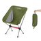 Grey Cute Outdoor Fabric Folding Chairs Metal Patio For Heavy Person