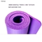 1 inch Fitness Yoga Mat 36 x 84 Blue Black Nbr Yoga Mat Material Foam 10mm 20mm