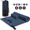 Blue Suede Microfiber Travel Towel Camping Sports 40x80cm