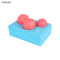 8 Inch 6 Inch EVA Yoga Block Balls Pink Blue Storage Myofascial Release